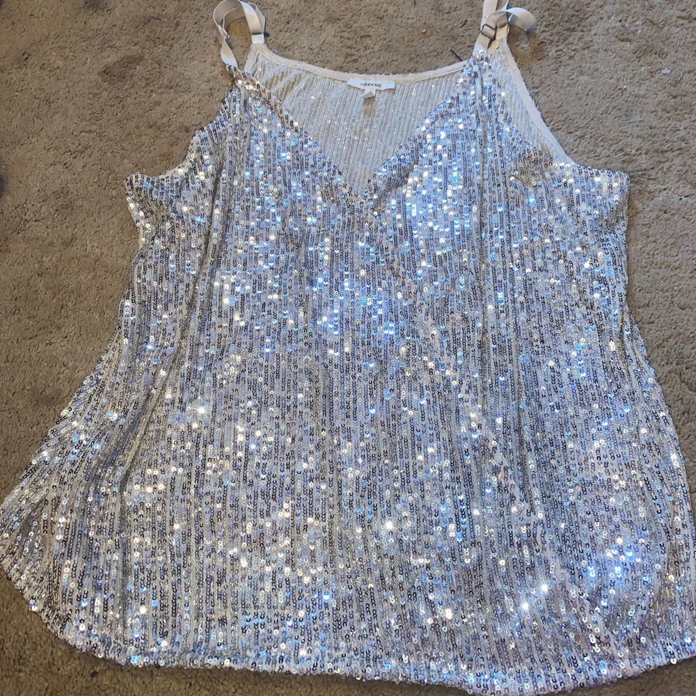 Champagne New Years or holiday special occasion  tank top